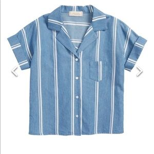 Walking on‎ Sunshine Box Stripe Woven Shirt